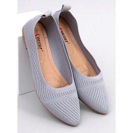 Ballerines tressées Kayla Grey gris 1