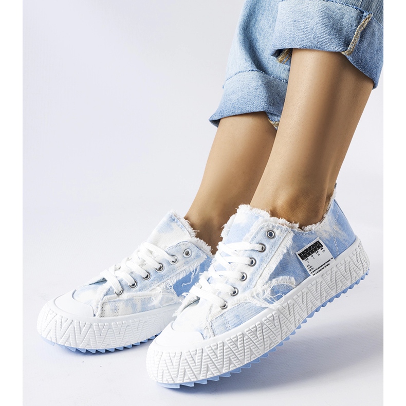 Inna Baskets roses avec écorchures de Safiy 1