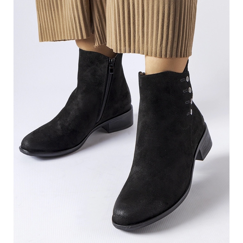 Bottines plates Decorah noires le noir 1