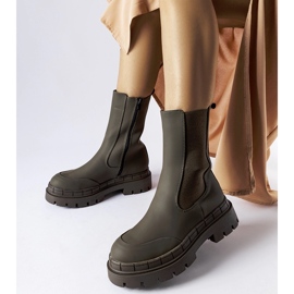 Bottes en caoutchouc massif vert par Casal 1