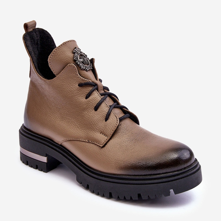 Bottines Plates En Cuir Femme Beige Lemar Charline 1 Bottines Plates En Cuir Femme Beige Lemar Charline 1