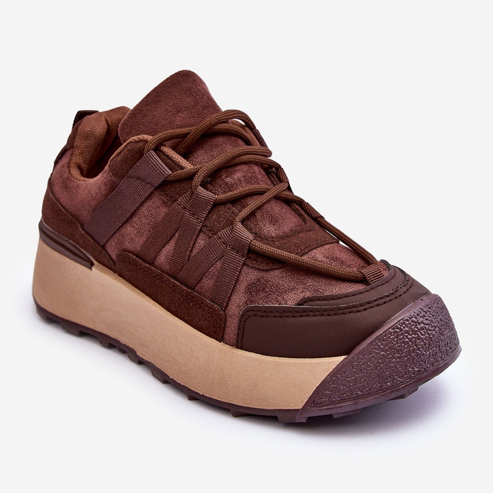 PS1 Chaussures de sport en daim pour femmes sur la plateforme marron Rohan brun 1