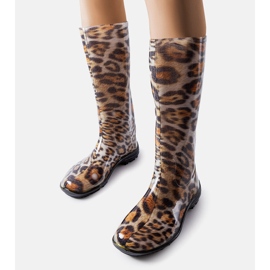 Bottes hautes marron Pimen brun 1