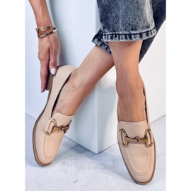 Mocassins femme Jonna Kaki beige 2