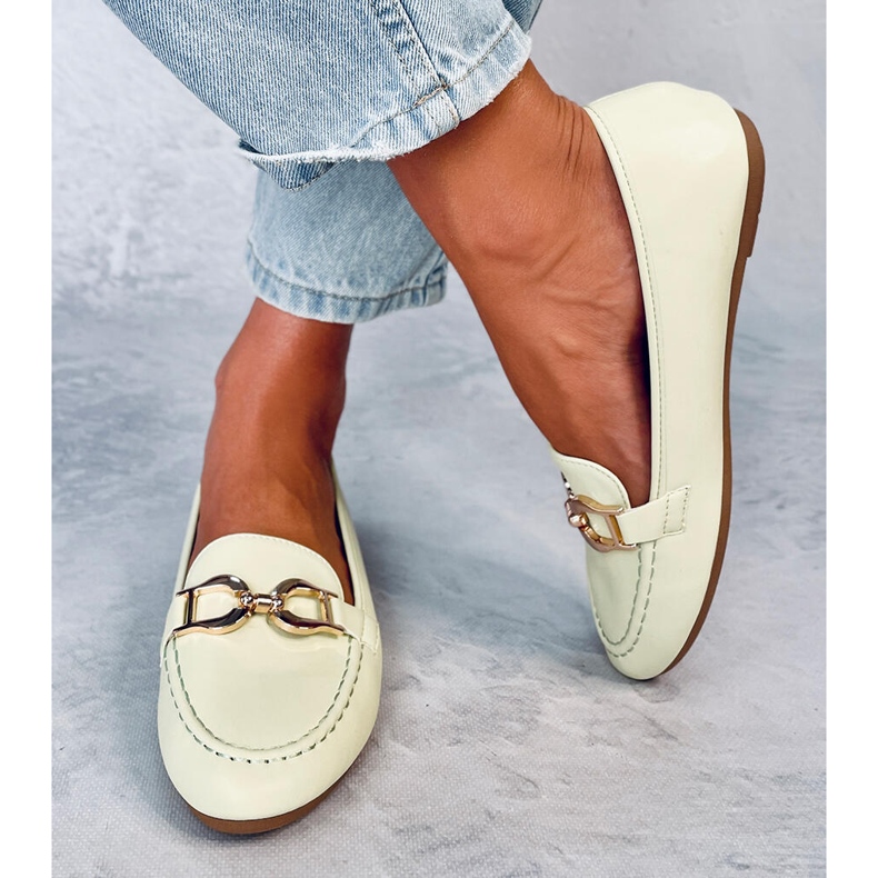 Mocassins femme Amiya LT.GREEN vert 1