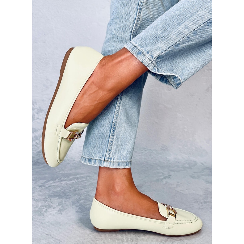 Mocassins femme Amiya LT.GREEN vert 2