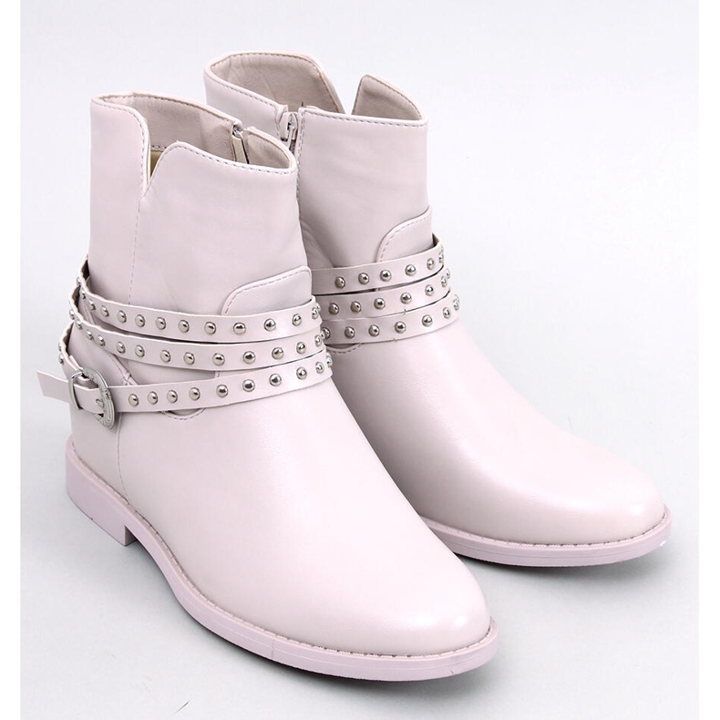 Stovall Bottines compensées beiges 1