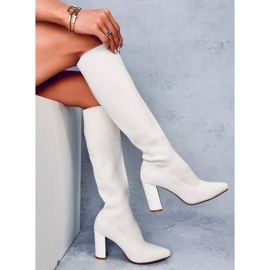 Elisha Bottines à talons élastiques beiges 5