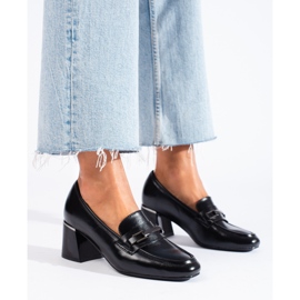 Chaussures noires élégantes pour femmes par Shelovet le noir 1
