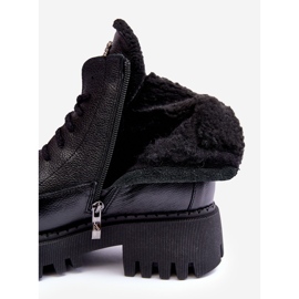 Bottines En Cuir Femme Noir Lemar Vergo le noir 4