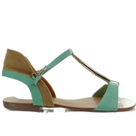 Sandales délicates WF-38 menthe vert 3