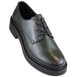 Sergio Leone W SK416B chaussures à lacets, vert le noir 1