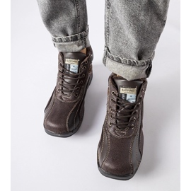Chaussures isolées garçon Curzio marron brun 1