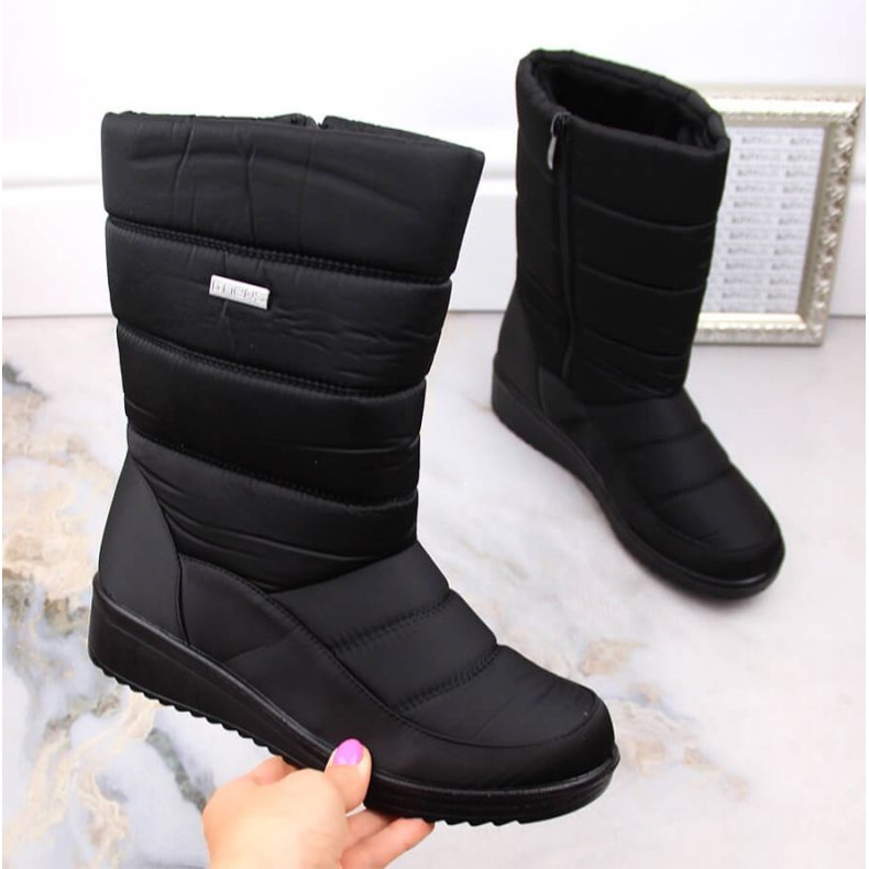 Bottes de neige montantes News W EVE436A noir le noir 1