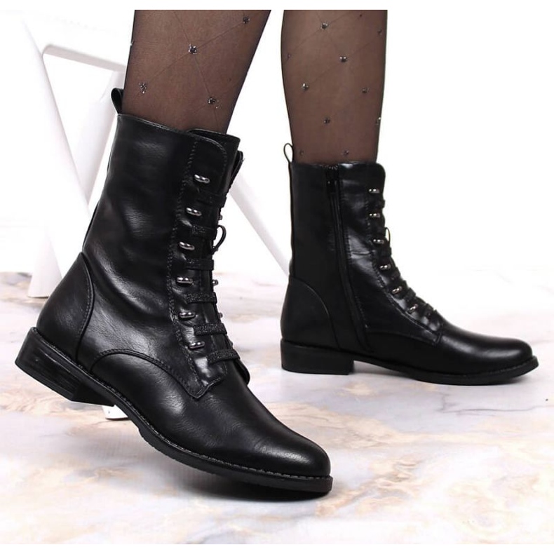Jezzi W JEZ376A bottes isolées à fermeture éclair, noir 2