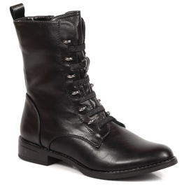 Jezzi W JEZ376A bottes isolées à fermeture éclair, noir le noir 6