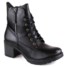 Potocki W WOL177A bottines à talons hauts et plateforme, noir le noir 1