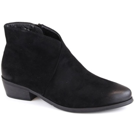 Bottines en daim Potocki W WOL178A, noir 1