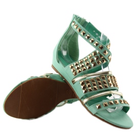 Sandales à clous WF-30 menthe vert 3