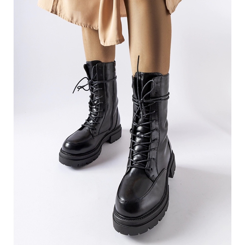 Bottes isolées Juin noires le noir 1