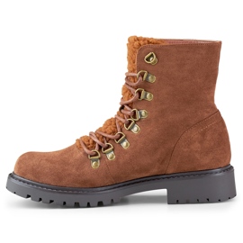 Bottines à lacets femme marron chaud brun 1 Bottines à lacets femme marron chaud brun 1