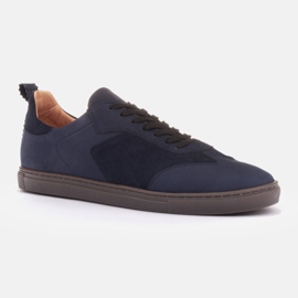 Marco Shoes Baskets homme Joyce bleu 1