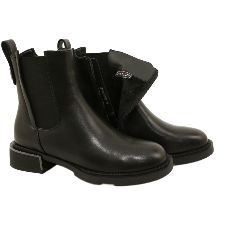 Bottines Filippo DBT4062/23 BK noires 4