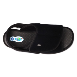 Sandales en cuir PU pour hommes Befado Dr. ORTO 079M001 noir le noir 3 Sandales en cuir PU pour hommes Befado Dr. ORTO 079M001 noir le noir 3