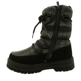 Bottes de neige des filles imperméables Miss Evento 23dz23-6585 noir 2