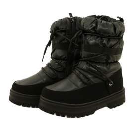Bottes de neige des filles imperméables Miss Evento 23dz23-6585 noir 3