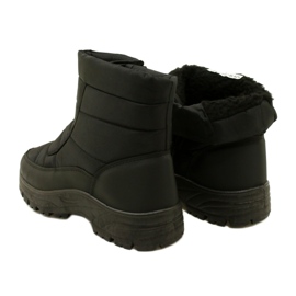 News Bottes de neige isolées pour hommes sur le curseur de nouvelles 23mn26-4997 noir le noir 6