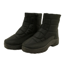 News Bottes de neige isolées pour hommes sur le curseur de nouvelles 23mn26-4997 noir le noir 2