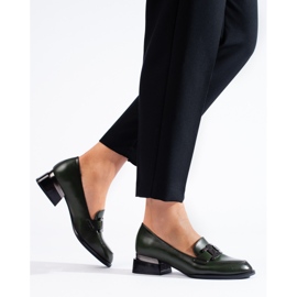 Chaussures Shelovet femme vert foncé 1