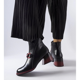 Bottines noires Castione 58126 Noir 1