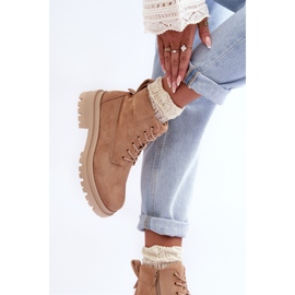 PM1 Bottines isolées Trappers en daim, beige foncé Alden 7