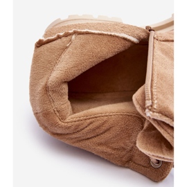 PM1 Bottines isolées Trappers en daim, beige foncé Alden 3
