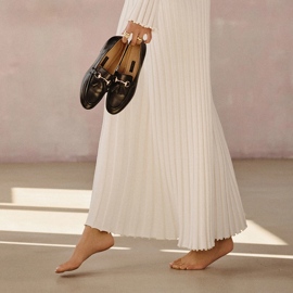 Marco Shoes Mocassins en cuir à franges noir 1