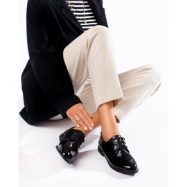 Richelieus à lacets Shelovet noirs vernis le noir 1 Richelieus à lacets Shelovet noirs vernis le noir 1