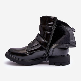 PG1 Bottes plates zippées isolées pour femmes Noir Joshie le noir 2