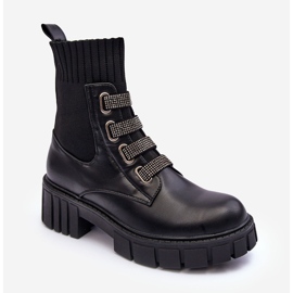 Bottes De Travail Avec Dessus Élastique Noir Kasseis 1