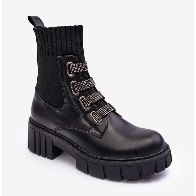 Bottes De Travail Avec Dessus Élastique Noir Kasseis 1