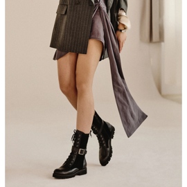 Marco Shoes Bottines à lacets sur semelle légère 2118B le noir 1