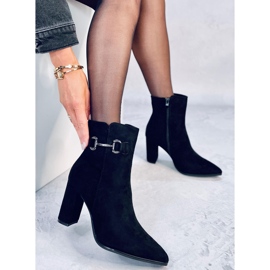 Mahoni Bottines en daim noir le noir 3