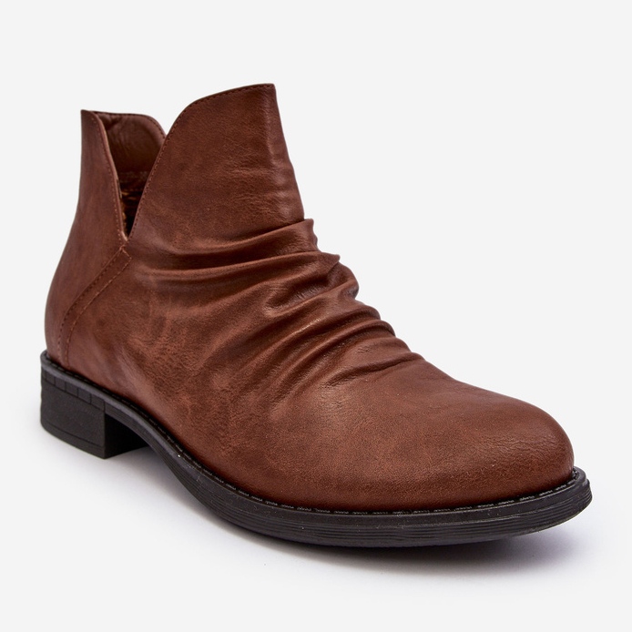 PS1 Bottines basses isolées marron Sakaala à volants brun 1 PS1 Bottines basses isolées marron Sakaala à volants brun 1