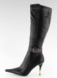 Bottes noires à talons hauts 5137-75 noir 2