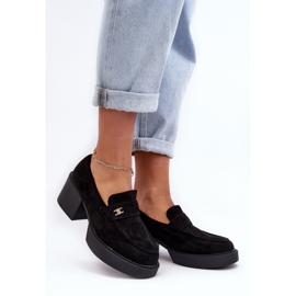 PS1 Chaussures à talons hauts en daim Afnira noires pour femmes le noir 2