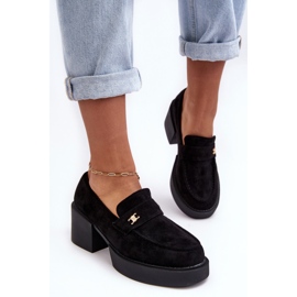 PS1 Chaussures à talons hauts en daim Afnira noires pour femmes le noir 5