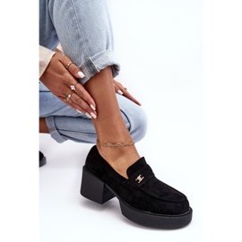 PS1 Chaussures à talons hauts en daim Afnira noires pour femmes le noir 7