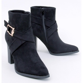 Janisa Bottines à talons hauts noires 1