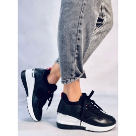 Baskets compensées Fenix ​​noires le noir 5